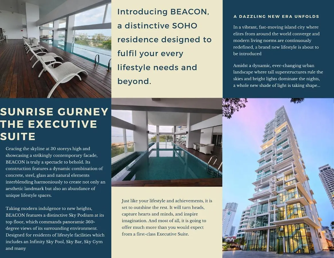 Apartman Sunrise Gurney Premium Executive City/Seafront Suite - Penang George Town
