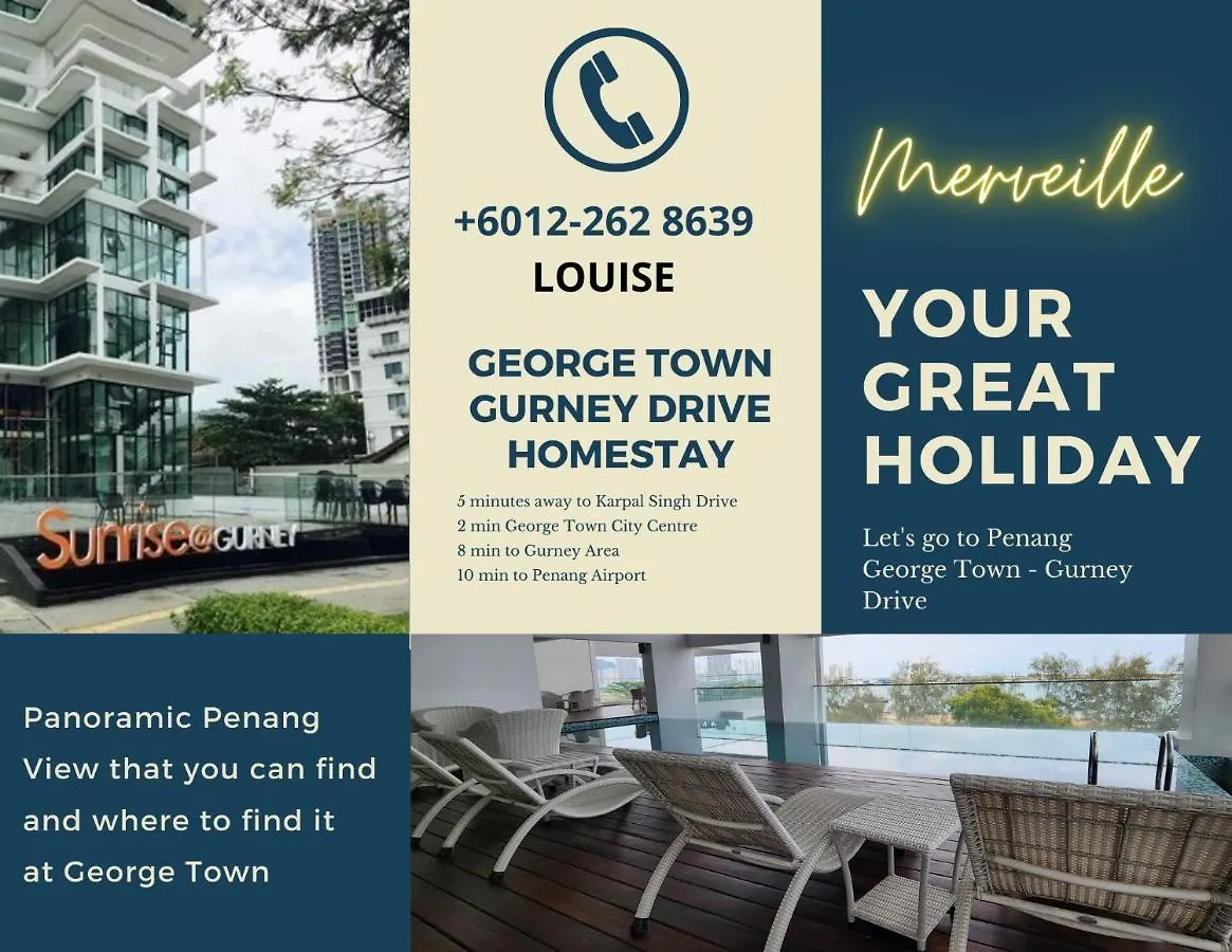 Sunrise Gurney Premium Executive City/Seafront Suite - Penang George Town Lejlighed